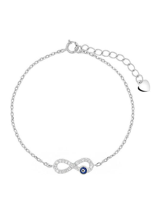 Βραχιόλι Άπειρο Ασήμι 925 - Image 2