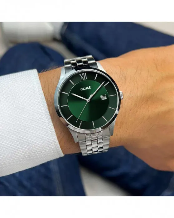 CLUSE Aravis Silver Stainless Steel Bracelet - Image 2