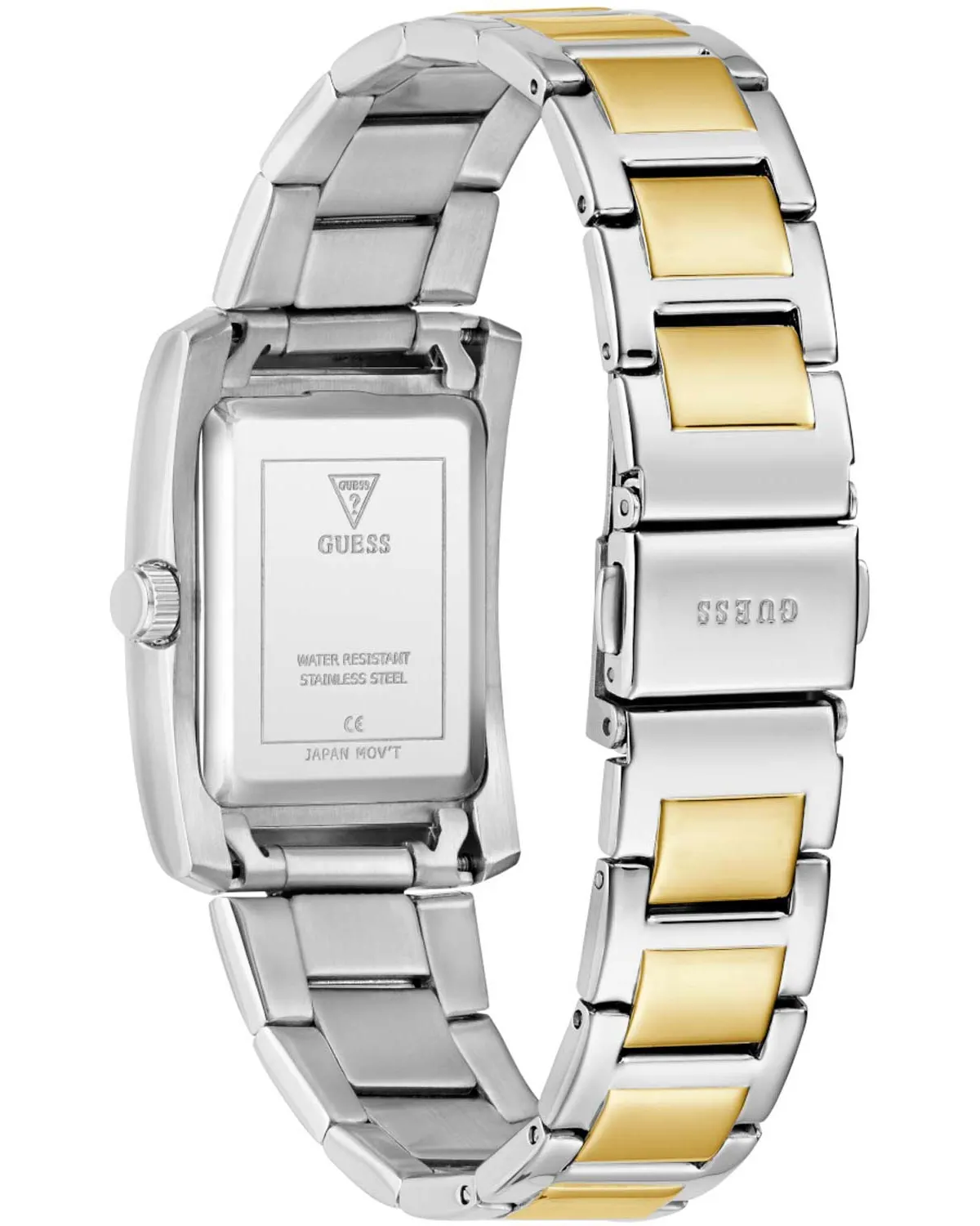 GUESS Bonnie Crystals Two Tone Stainless Steel Bracelet - Image 3