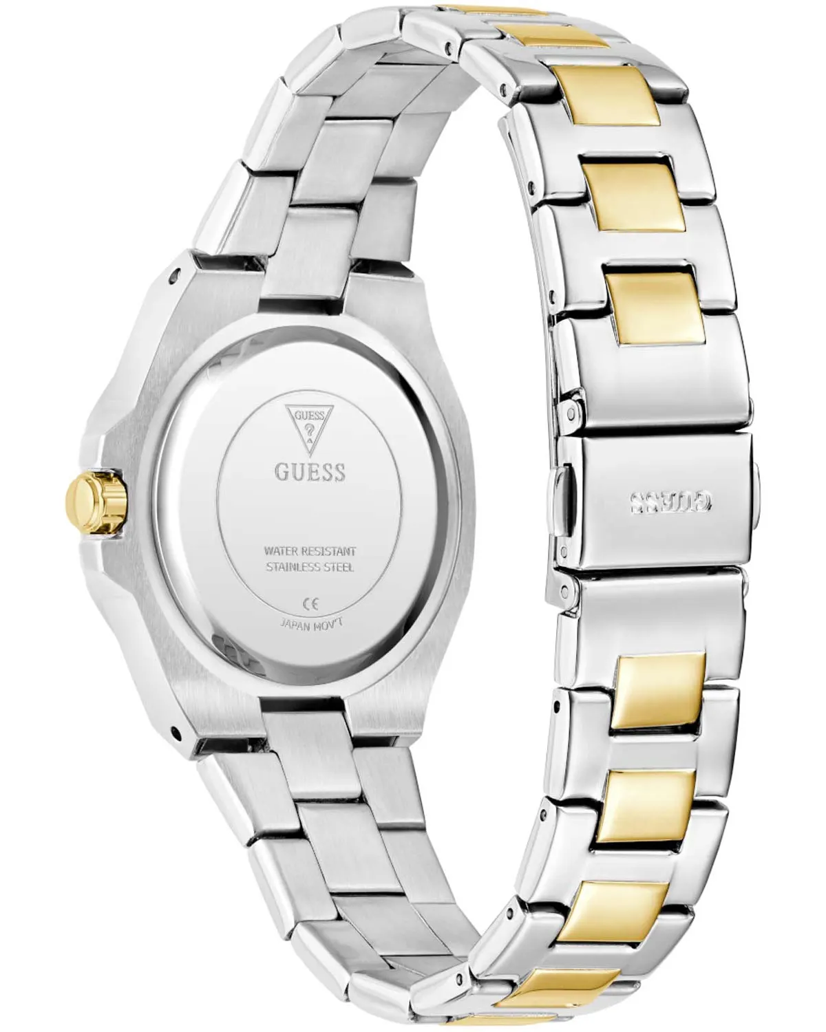 GUESS Contessa Crystals Two Tone Stainless Steel Bracelet - Image 2