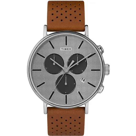 TIMEX Fairfield Supernova Chronograph Brown Leather