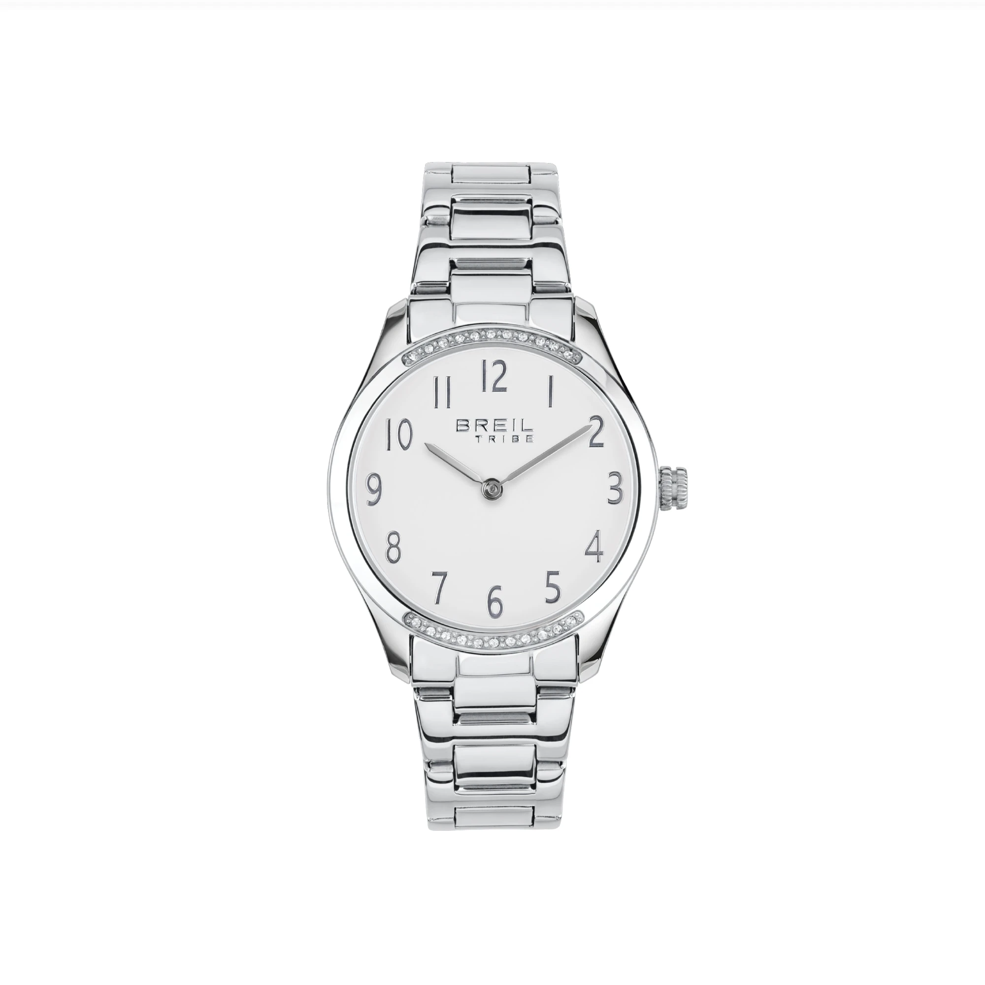 BREIL Tribe Kyla Crystals Silver Stainless Steel Bracelet