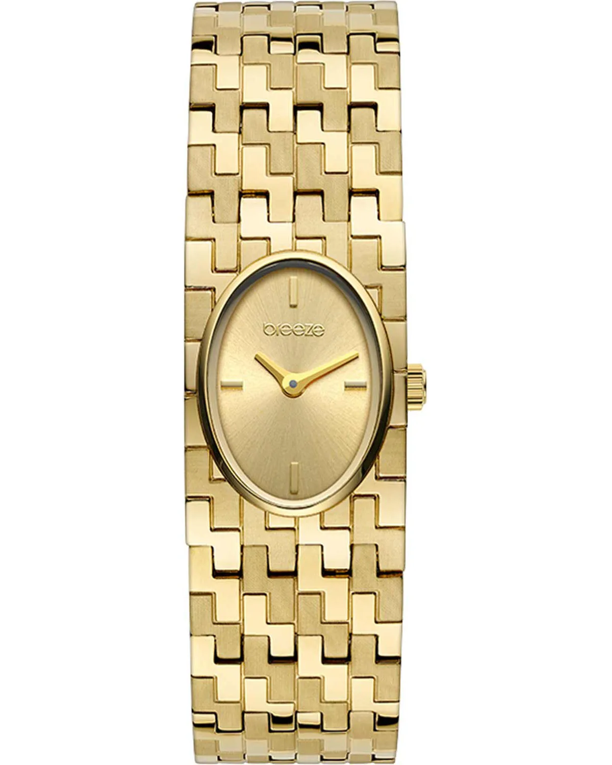 BREEZE Dynamis Gold Stainless Steel Bracelet