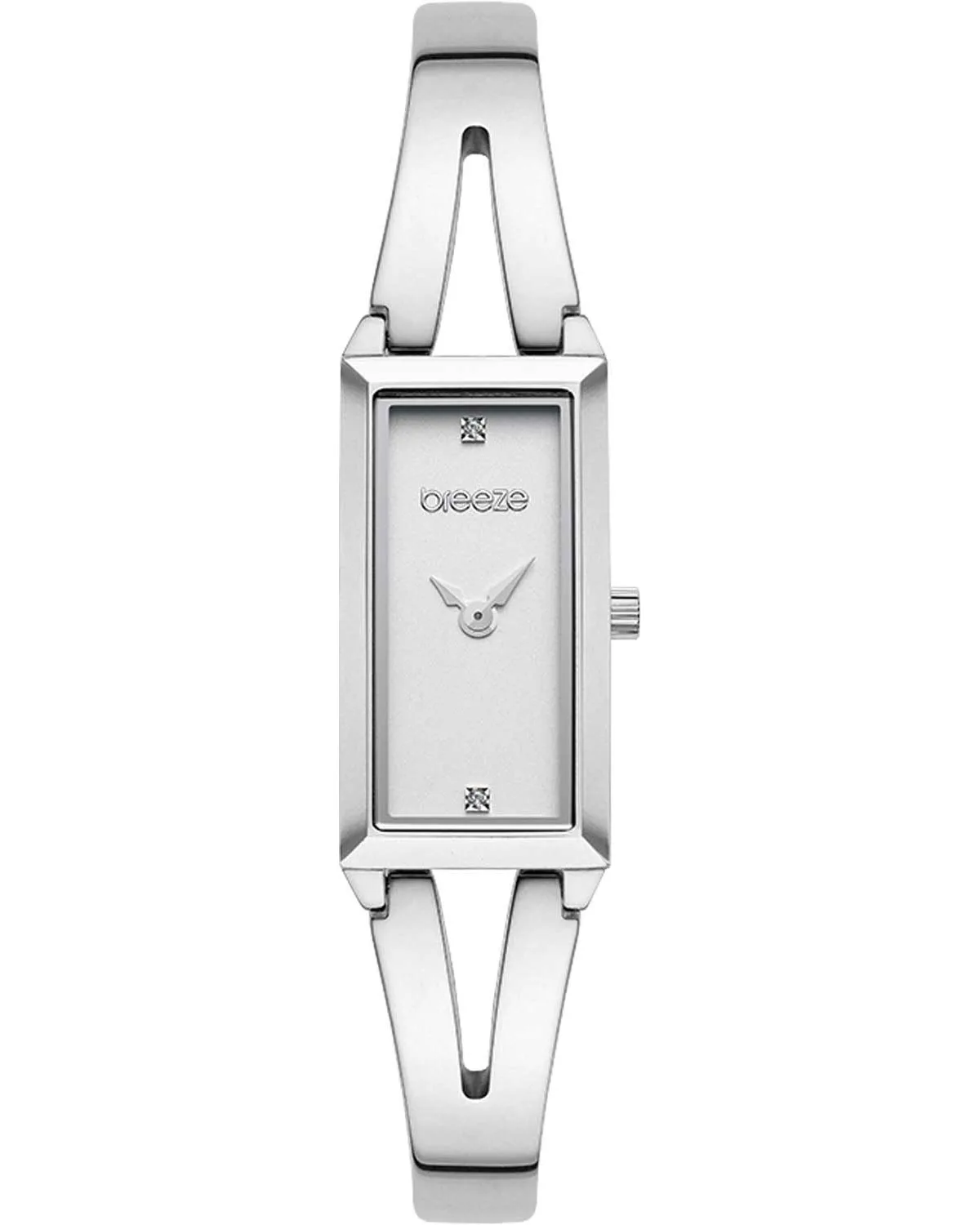BREEZE Libera Swarovski Silver Stainless Steel Bracelet