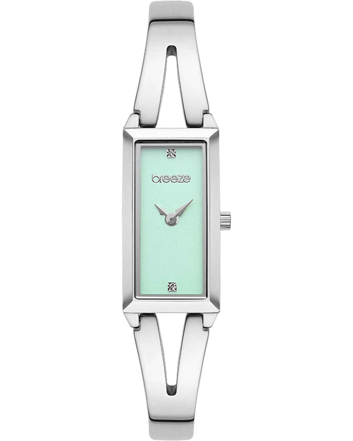 BREEZE Libera Swarovski Silver Stainless Steel Bracelet