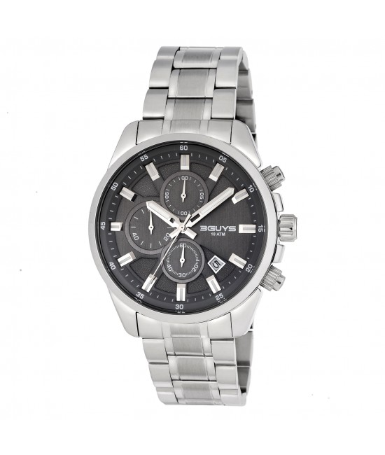 3GUYS Chronograph Stainless Steel Bracelet