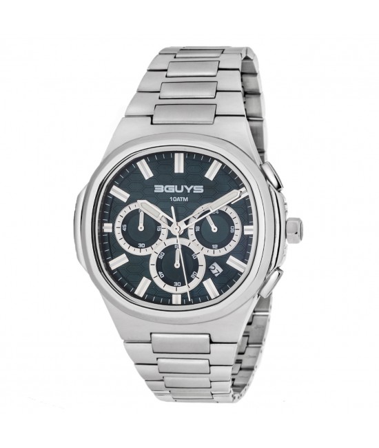 3GUYS Chronograph Stainless Steel Bracelet