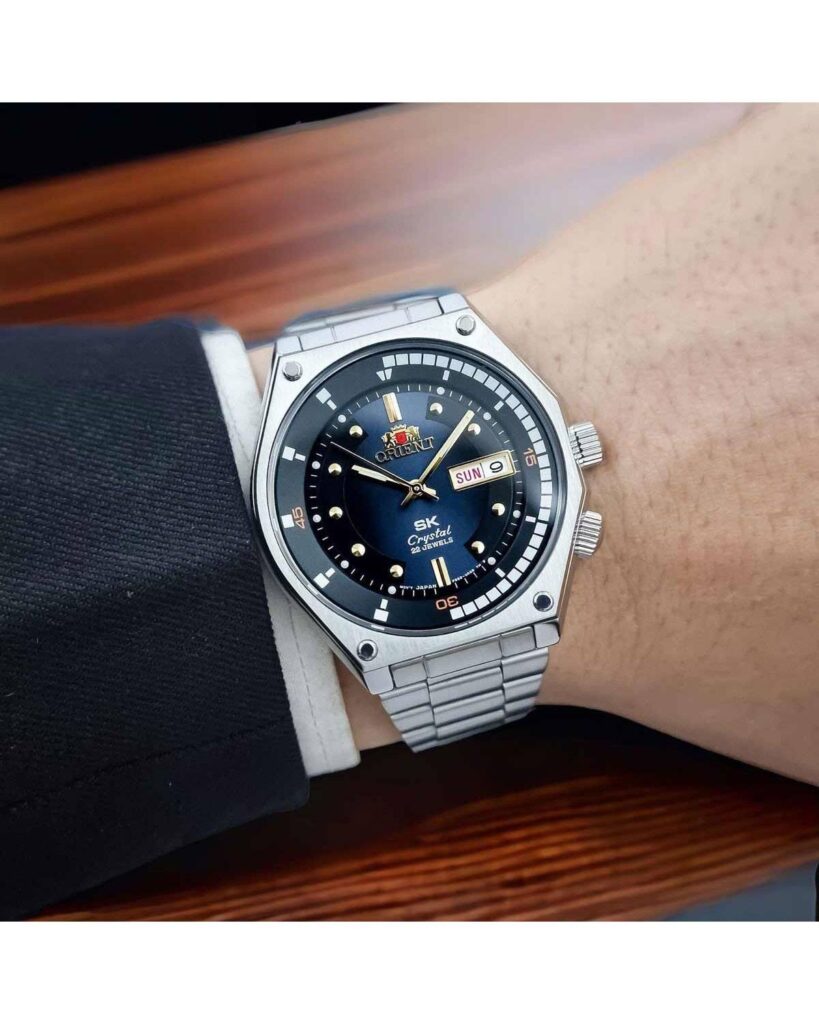 ORIENT Sports Automatic Silver Stainless Steel Bracelet - Image 2
